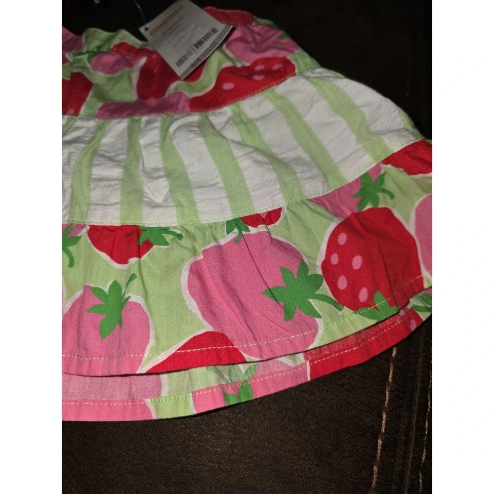 Gymboree strawberry sweetheart skirt size 12 18‎ months nwt